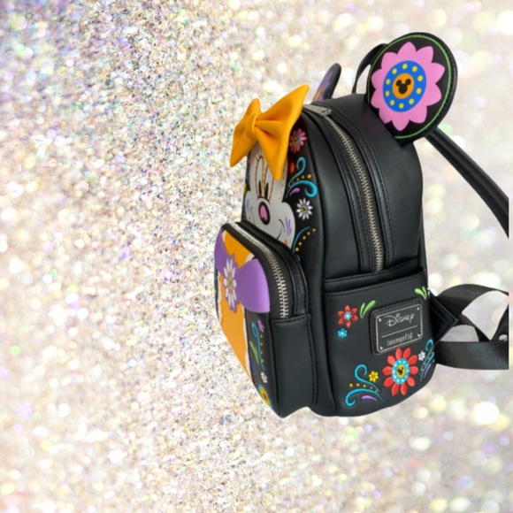 Loungefly Disney Minnie Mouse Sugar Skull Cosplay Mini Backpack main image 6